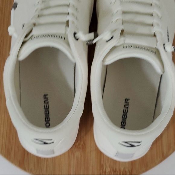 Hobibear Barefoot Minimalist Wide Toe Box Canvas Slip-On Sneakers Cream Unisex - Picture 4 of 8